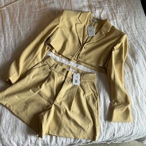 DB Cropped blazer and Shorts set